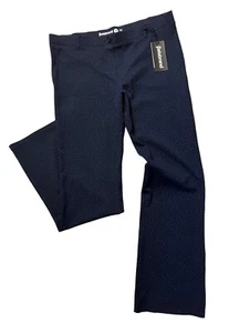 Betabrand Navy Dot Yoga Dress Pants Womens Size 2XL Tall Long 38 x 34 New NWT - Picture 1 of 12