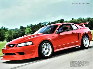 CATALOGO BROCHURE VENDITA FORD SVT MUSTANG COBRA 2000 COME NUOVO ~ 18 PAGINE ~ 9" x 12" - Foto 1 di 14