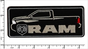 18 Pcs Embroidered Iron on patches Dodge Ram Car 130x53mm AP063dG2 - Picture 1 of 2