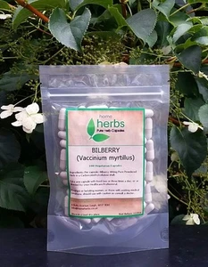 Heidelbeerfrucht (Vaccinium myrtillus) 400 mg - 100x reine pflanzliche Kapseln - Bild 1 von 1