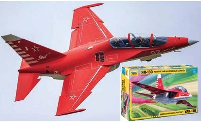 KIT MODELLINO AEREO MILITARE STATICO ZVEZDA YAK-130 TRAINER SCALA 1/72 - Immagine 1 di 4