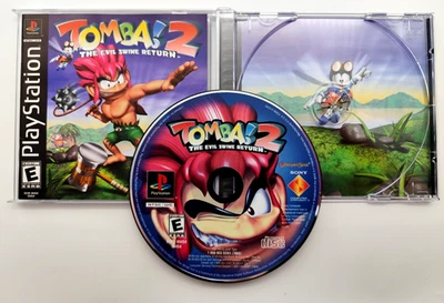 Tomba 2 (Sony PlayStation 1 PS1, 1999) ¡COMPLETO CIB probado y limpiado! Foto 1 de 4