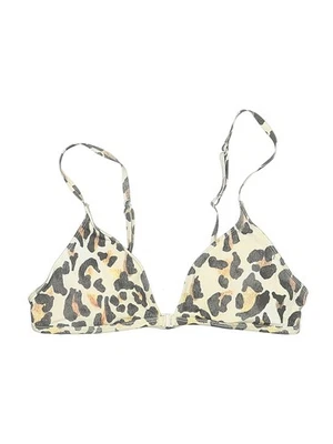 Top de traje de baño Out From Under marfil para mujer M Foto 1 de 2