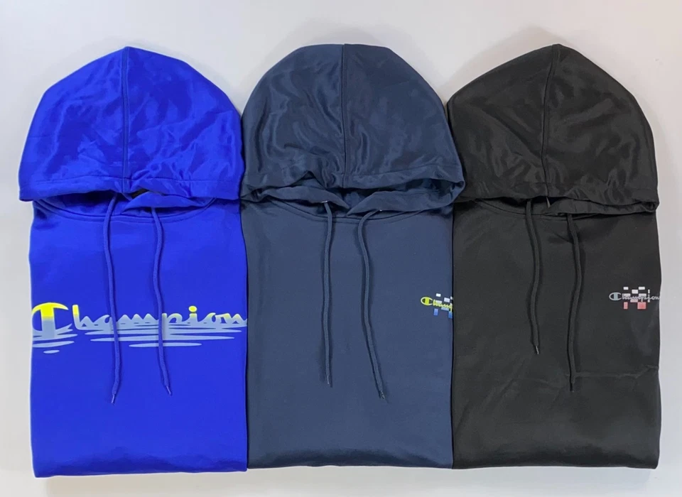 Men's Champion Big & Tall Fleece Lined Polyester Hoodie - Image 1 of 1