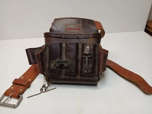 Vintage Craftsman #40527 Leder Werkzeuggürtel Werkzeughalter mit Ledergürtel - Bild 1 von 15