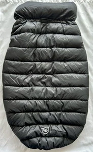 Sydney & Company London Reversible Puffer Vest Dog Jacket Large Black/Gray NEW - Picture 1 of 7