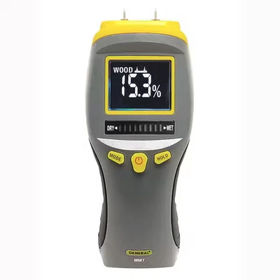 General MM7 Pin Type Digital Moisture Meter for Water Damage and Mold Prevention - Image 1 of 2