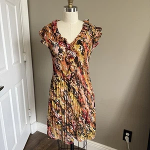 Sunny Leigh Y2K Ruffle Mini Dress Petite Small - Picture 1 of 8