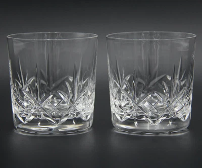 1979-1984 STUART Crystal Ludlow 5oz Barrel Rummer Tumblers Made in England x 2 - image 1 of 4