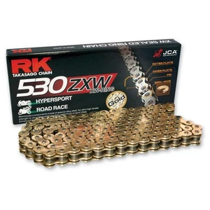 RK 530 ZXW Premium High Performance XW-Seal Chain 120 Links Gold - Picture 1 of 1