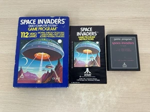 Space Invaders - Atari 2600 - Complete in Box CIB w/ Manual - Tested & Working - Picture 1 of 10