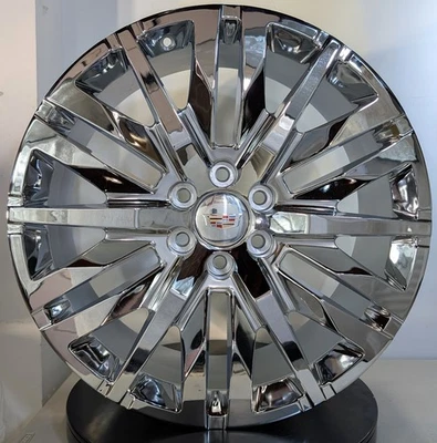 22" Chrome Wheels Rims SET 4️⃣ fits Cadillac Escalade ESV EXT Sport - Image 1 of 4