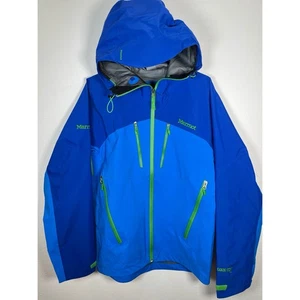 MARMOT Cerro Torre Gore-Tex Ski Jacket Men's Sz Small Cobalt Blue Shell - Picture 1 of 11