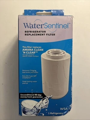 Water Sentinel Filter Refrigerator Replacement WSA-1 Amana Kenmore New - Image 1 of 4