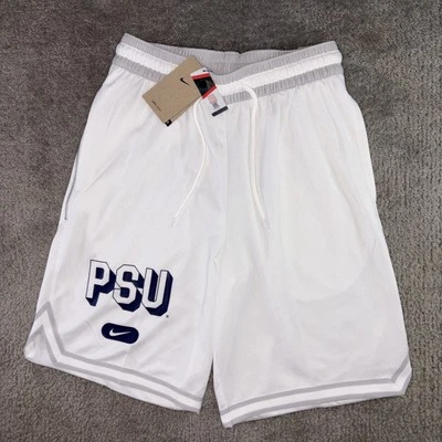 Penn State Nittany Lions Nike Dri-Fit PSU Shorts Men's White New Sz S $55 - Image 1 of 4