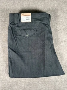 Neu mit Etikett Vintage Westernhose Pearl Snap Saddle Creek Polyester Herren 52 ungesäumt - Bild 1 von 14