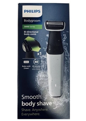 Philips Bodygroom 3000 Series BG3007/01 Body Groomer & Intimate Trimmer - NEW - Image 1 of 4