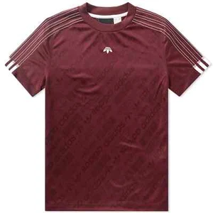 NWT Adidas Originals Alexander Wang Short Sleeve Jersey Maroon BR0255 Trefoil - Picture 1 of 4