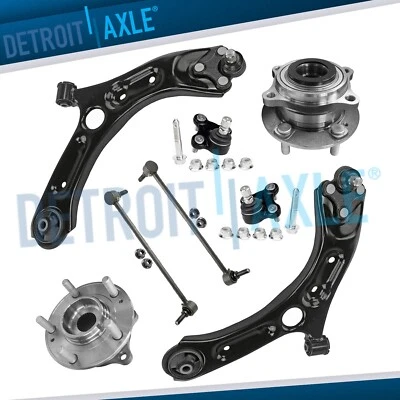 Kit de rótulas de brazos de control de cojinetes de cubo de rueda delantera para Hyundai Sonata Optima Foto 1 de 4