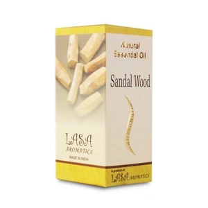 Lasa Aromatics Essential Sandal Wood Fragrance 100% Pure Natural Oil 10 ml - Foto 1 di 10