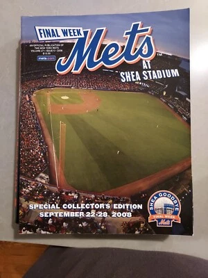 Mets Final WEEK Shea Stadium Special Collector's Edition Program  - Image 1 of 3