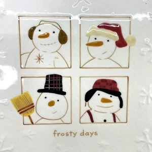 Hallmark "Frosty Days" Ceramic Hot Plate Hanging Trivet NEW! - Picture 1 of 5