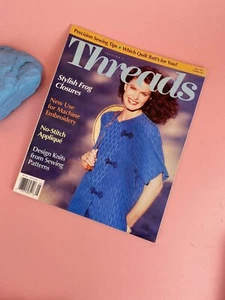 Taunton’s Threads Magazine May 1995 #58 Stylish Frog Closures - Picture 1 of 9