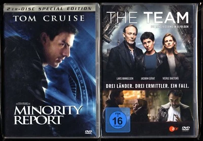 2 DVDs★Steven Spielberg•MINORITY REPORT-2-DVD + THE TEAM•8 Folgen-4-DVD★~ NEUWTG - Bild 1 von 4