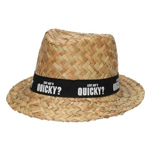 Quicky Strohhut Mütze Kappe Hut Kopfbedeckung Sonne Sommer Outdoor Festival - Bild 1 von 4