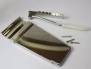 Replacement Lyre/Maestro Style Vibrola For Gibson Guitars - Long - Nickel - Picture 1 of 7