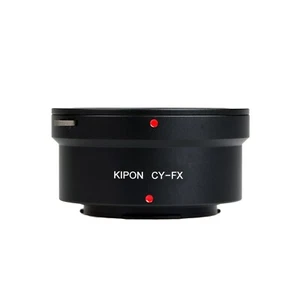 Adattatore KIPON per obiettivo Contax Yashica YC a fotocamera mirrorless attacco Fuji X XF - Foto 1 di 5