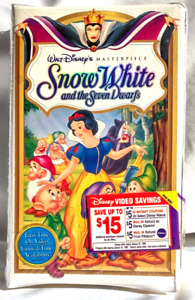 Walt Disney's Masterpiece Snow White and the Seven Dwarfs VHS SEALED