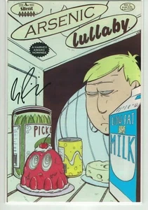 ARSENIC LULLABY #8 SIGNED BY DOUGLAS PASZKIEWICZ A. SILENT COMICS 2000 1st PRINT - Picture 1 of 2