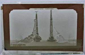 Imagen negativa de placa de vidrio grande Reed & Barton antigua RARA - Botellas de plata - Imagen 1 de 2