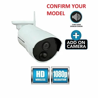 Night Owl Security Add-on Indoor/Outdoor Wireless CONFIRM YOUR WNVR MODEL