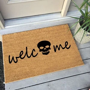 Welcome Skeleton Funny Doormat, Halloween Funny Doormat, Horror Gift, Skeleton - Picture 1 of 6