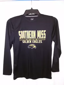 New NWT Southern Miss University Golden Eagles Logo Long Sleeve Shirt Youth Med - Picture 1 of 5
