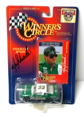 Hasbro Winners Circle 1998 Ken Schrader Chevy Stock Car Autographed 1/64 scale  - Image 1 of 3