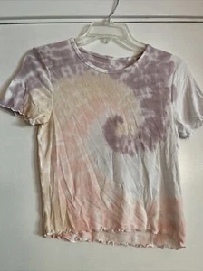 American Eagle Shirt Size Medium NWT Crop Tie Dye Very Soft - Picture 1 of 3
