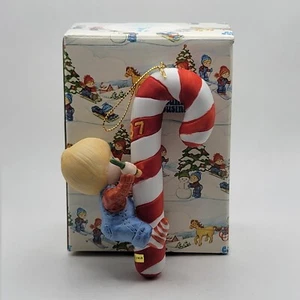 Candy Cane Scooter 1987 Enesco Country Cugini Ornamento #344087 - Foto 1 di 10