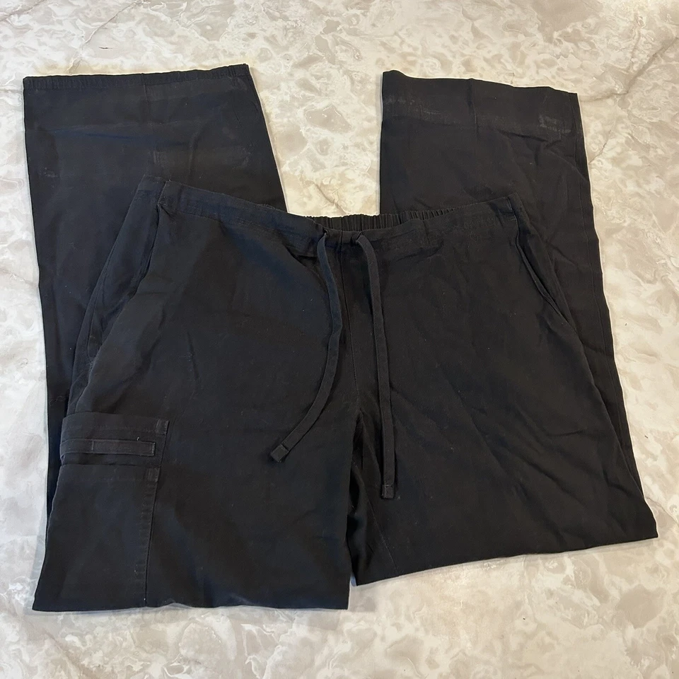 Exfoliantes médicos SB cintura elástica negra con bolsillos estilo 967 unisex talla XS Foto 1 de 4