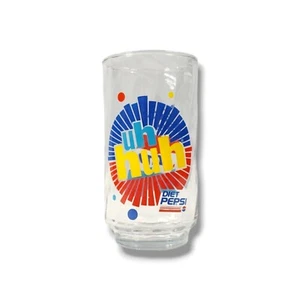 Diet Pepsi 'You Got The Right One Baby Uh Huh' Ray Charles Vintage Glass Cup - Picture 1 of 8