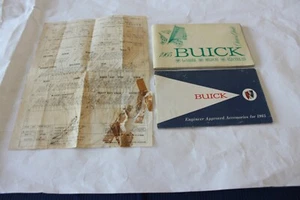 1965 Buick Owners Manual + Buick Accessory Book + Build Sheet - Picture 1 of 14