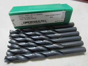 6 pcs PTD 15/32" Extra Length Aircraft Precision Twist Drill Bits HSS 58030 - Picture 1 of 1