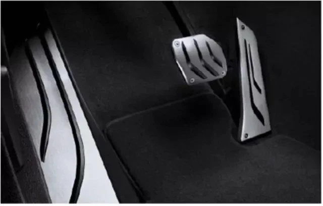 Cubiertas de pedal de acero inoxidable originales BMW M Performance 35-00-2-232-276 Foto 1 de 2