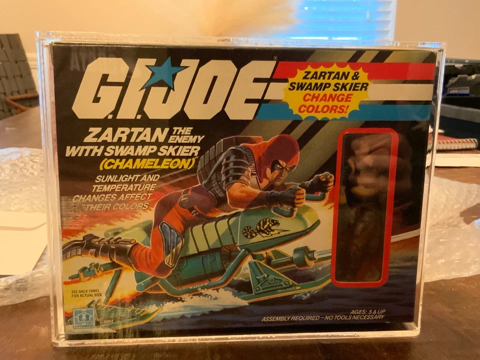 ZARTAN con Swamp Skier 1984 G.I. Joe CAS 80 (B80 W85 F80) ¡Bonita cinta sellada!! Foto 1 de 4