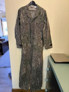 Vintage Walls Realtree Hunting Camo Camouflage Coveralls USA Men’s L Tall   - Picture 1 of 11