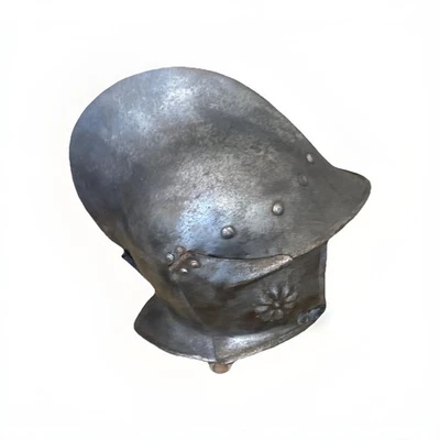 casco burgoneta renacentista antiguo XVII y posterior armadura armadura Foto 1 de 4