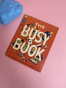 The Busy Book, A Rand McNally Elf Book 1952 VTG - Imagen 1 de 6
