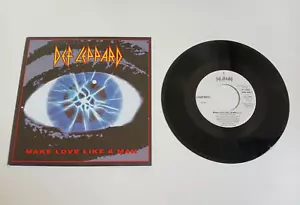 DEF LEPPARD MAKE LOVE LIKE A MAN VINYL 7" SINGLE BLUDGEON RIFFOLA 1992 NEAR MINT - Picture 1 of 1